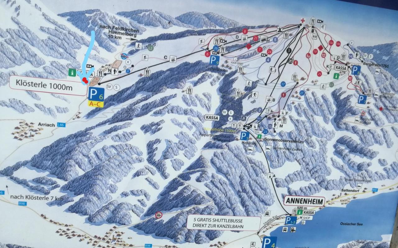 Appartement VIDMAR-WINTERTRAUM Arriach Buitenkant foto